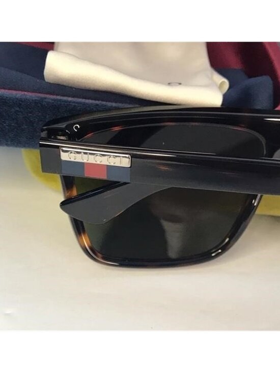 ? - New Authentic Gucci Green Browline Sunglasses GG0748S 003 main image 10
